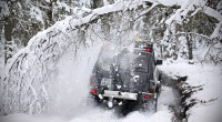 Biedri no Abavas laivām izrādīja Kuldīgas apkaimi ziemā.